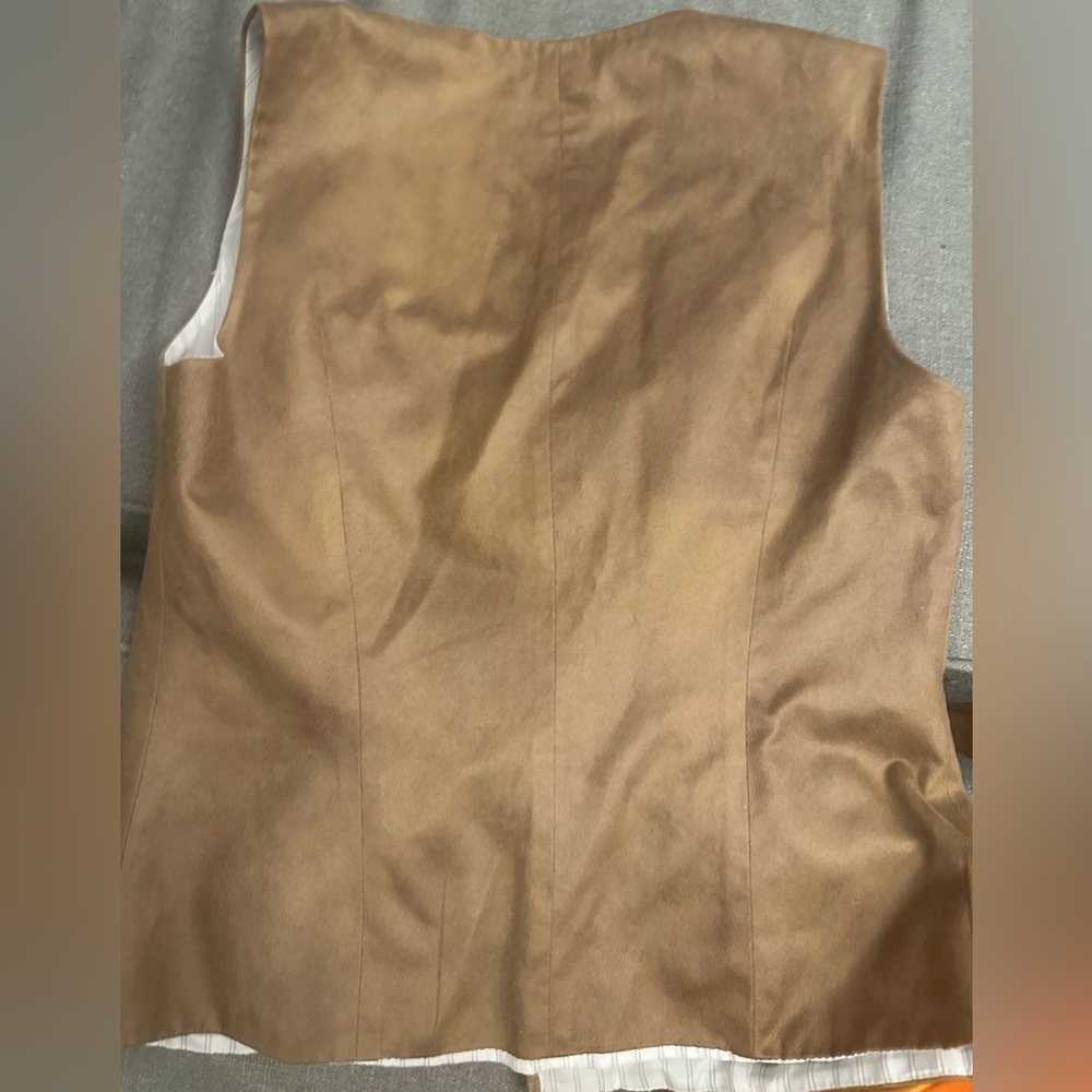 Anne Fontaine suede like vest , size m - Picture 3 of 8